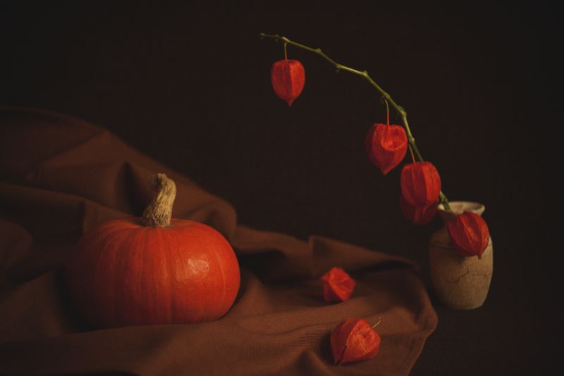 натюрморт оранжевые всполохи осени фото превью