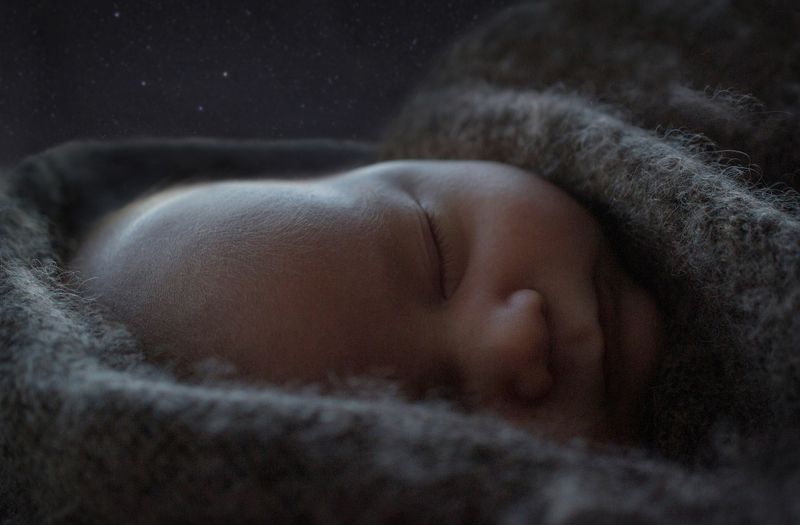 ребенок, малыш, звезды, ночь, новорожденный, сон, мечты, dream, baby,child,newborn, childhood, детство, сказки Сны под звездамиphoto preview