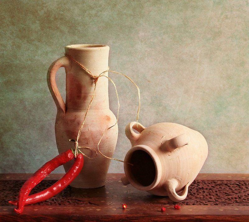 Кувшин, Кувшины, Натюрморт, Перец, Фотонатюрморт photo preview