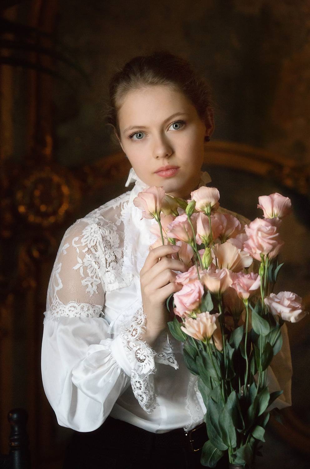 портрет, девушка, Алексей Назаров