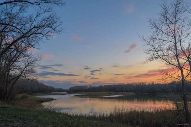 река урал, орск, природа, вечер Вечерphoto preview