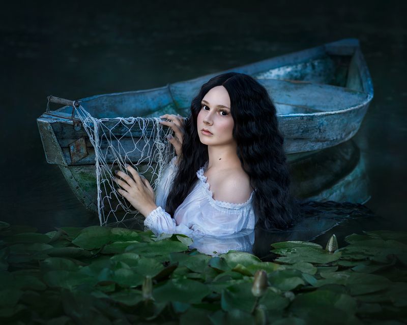 фотограф юлия дюдина, фотограф нижний новгород, арт фотограф,  волшебная фотосессия,русалка Русалкаphoto preview