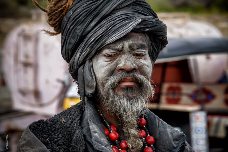 садху, монах, индия, портрет садху, раджастхан, читторгарх, индия, странствовать, буддизм Портрет садхуphoto preview