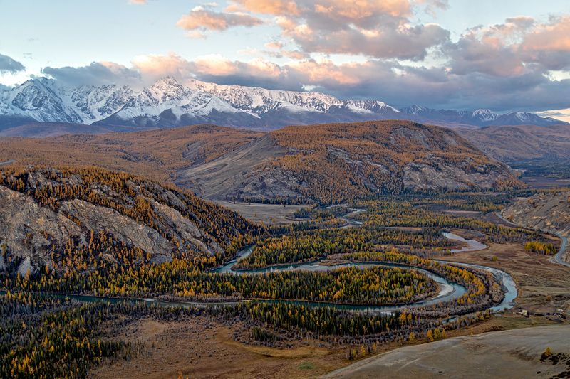 алтай С высоты птичьего полёта. фото превью