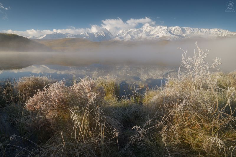 алтай, фототур по алтаю, осень, горы, горный алтай, республика алтай, джангысколь, ештыкель Тихое утроphoto preview