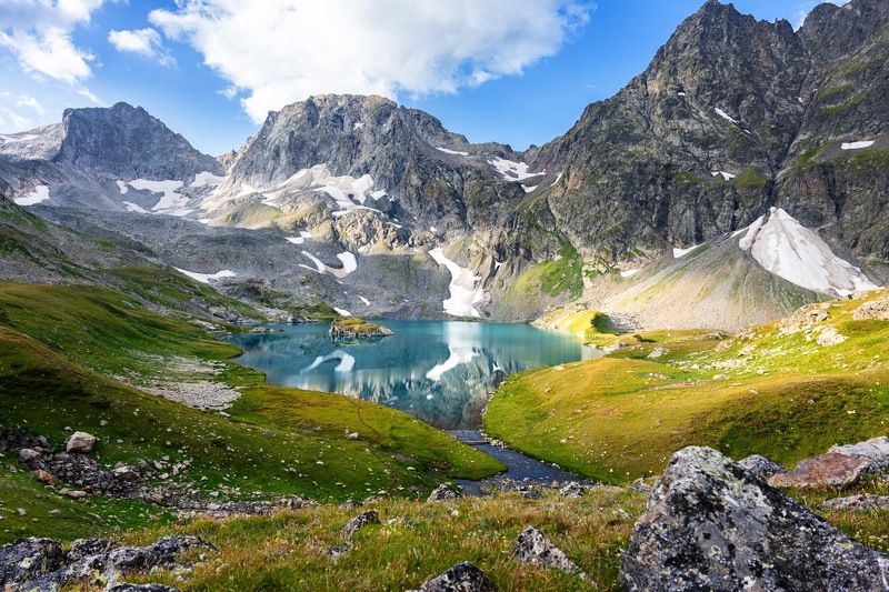 озеро безмолвия, имеретинские озера, имеретинка, кавказ, загедан, загеданские озера, закан, кчр Озеро безмолвия фото превью