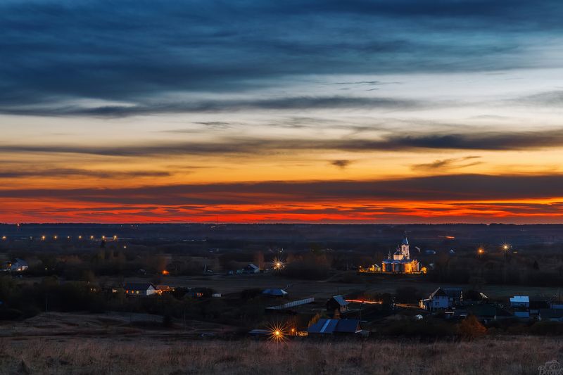 тамбов, лысые горы, степанов бугор, Вид на Космодамианскую церковь в с. Лысые Горы фото превью