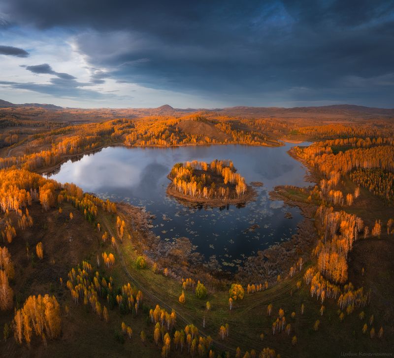башкортостан, южный урал Озеро Карагайкуль (Ворожеич)photo preview