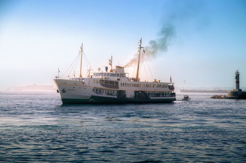 море, корабль, утро Утро на Босфореphoto preview