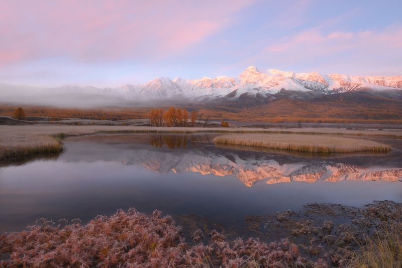алтай фототур по алтаю осень горы горный алтай республика алтай джангысколь ештыкель Бодрящее утро на Джангыскольphoto preview