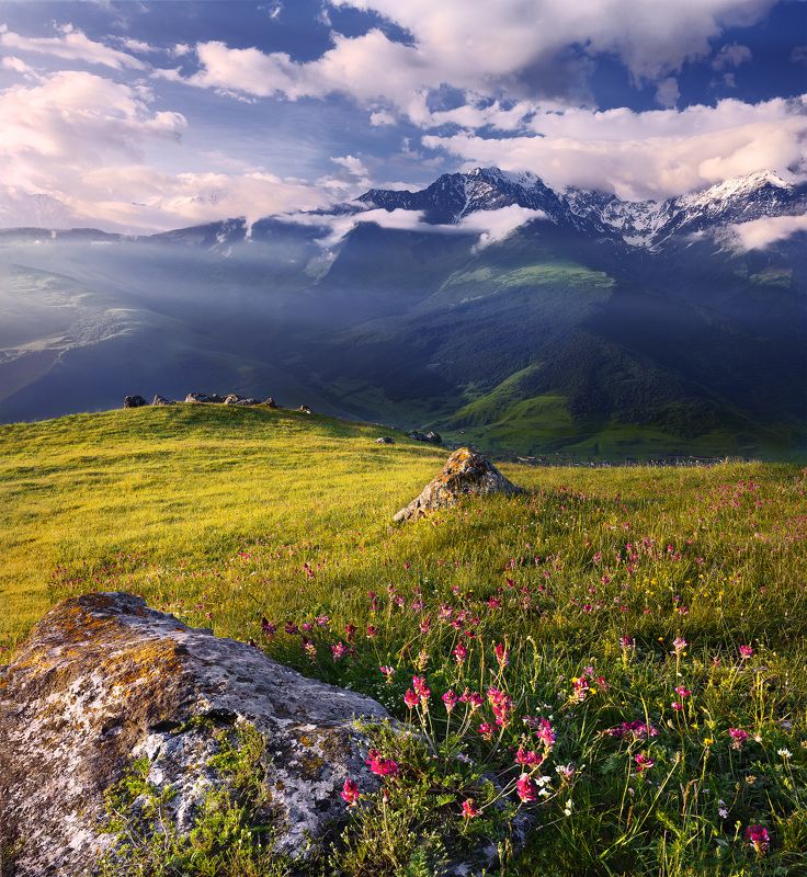 #осетия #рассвет #горы Из серии Осетия.photo preview