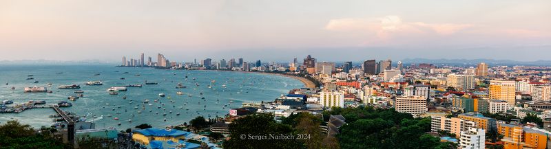 #море #тайланд #вид #город #панорама #city #pattaya Pattaya 2024photo preview
