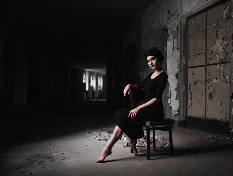 #девушка  #black #contrast ...photo preview