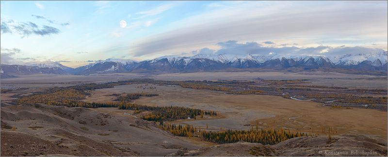 курай, утро, осень Тихий вечер Курайской долиныphoto preview