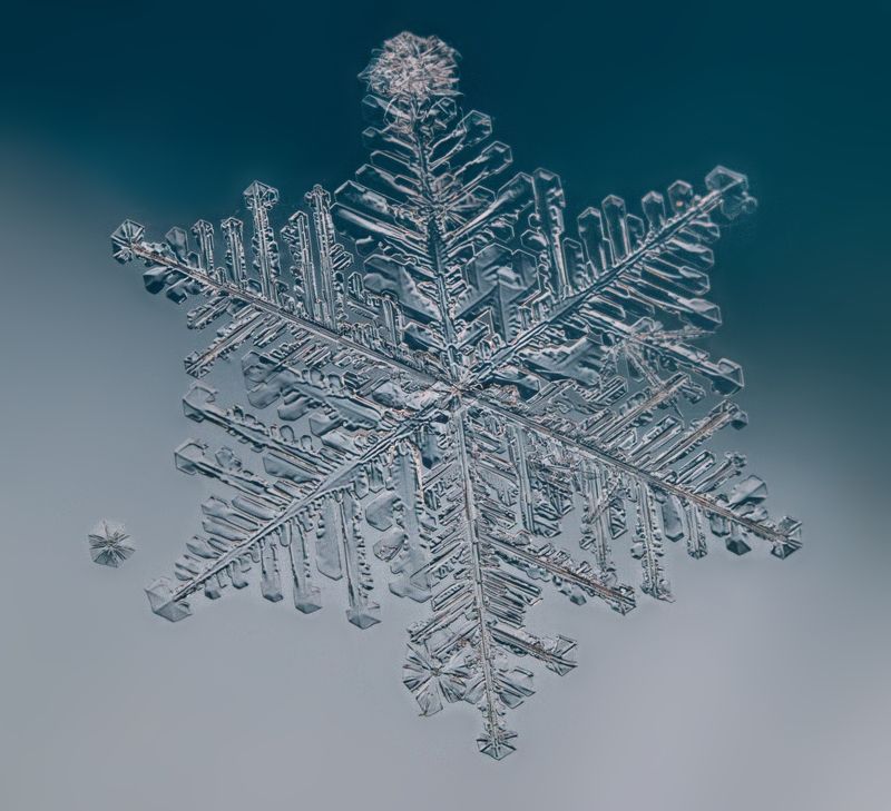снежинка рельефphoto preview