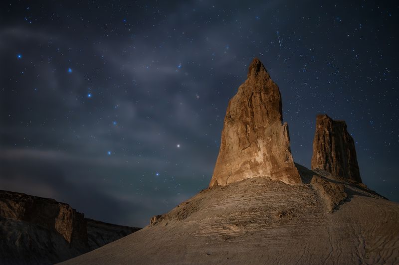 мангистау,мангышлак,казахстан,скалы,звёзды Клыкиphoto preview