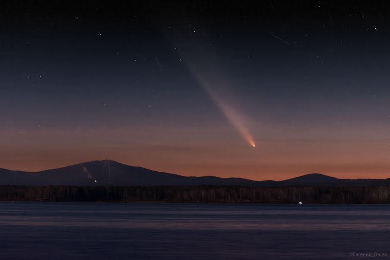 комета, горы, урал, озеро До встречи через 80000 лет...photo preview