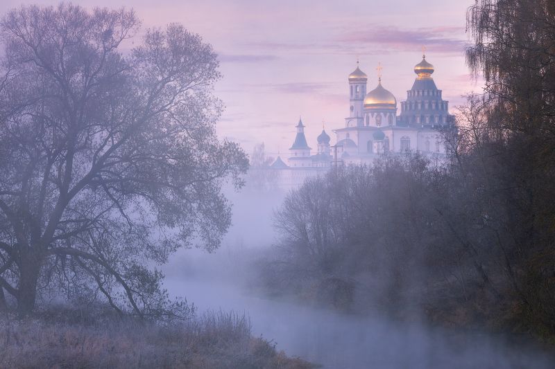 утро, истра, храм, осень, подмосковье Осеннее настроениеphoto preview