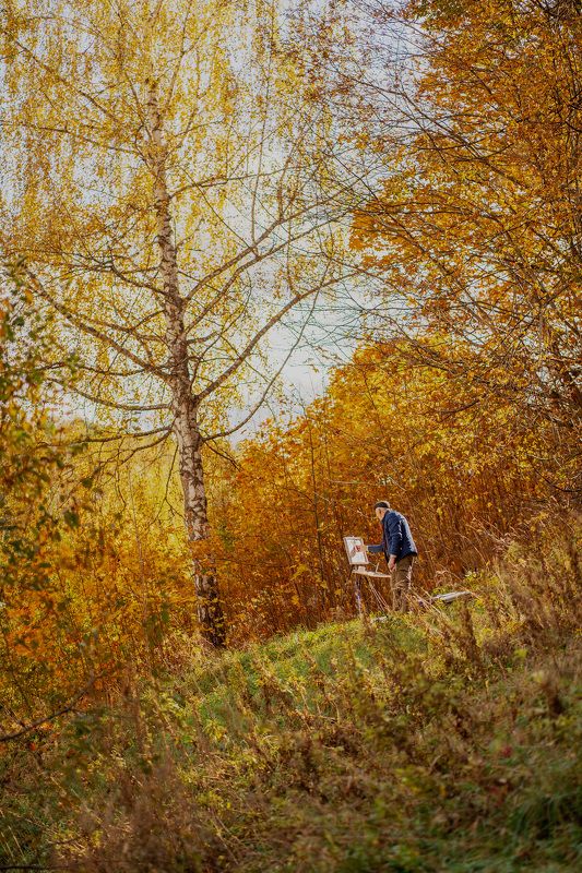 #landscape #autumn #пейзаж #осень Жил-был художник один...photo preview