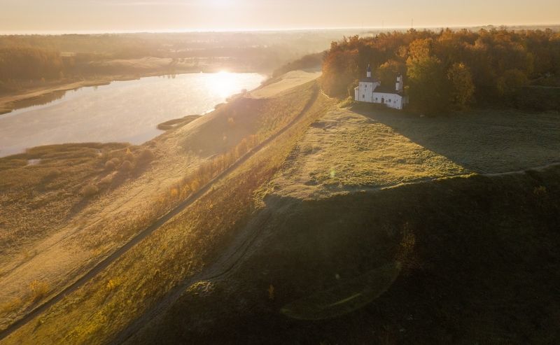 псков, пейзаж, Церковь Николая Чудотворцаphoto preview