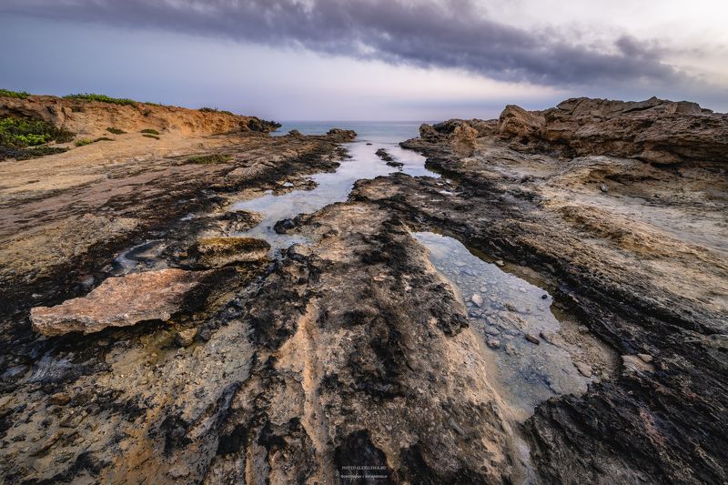 кипр, протарас, рассвет, берег, море Предрассветнаяphoto preview