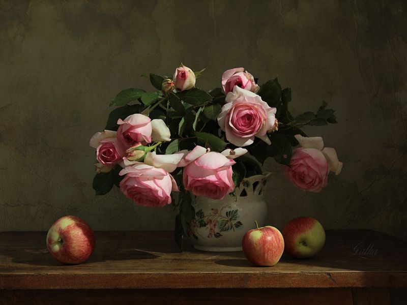 Розовве розы фото превью