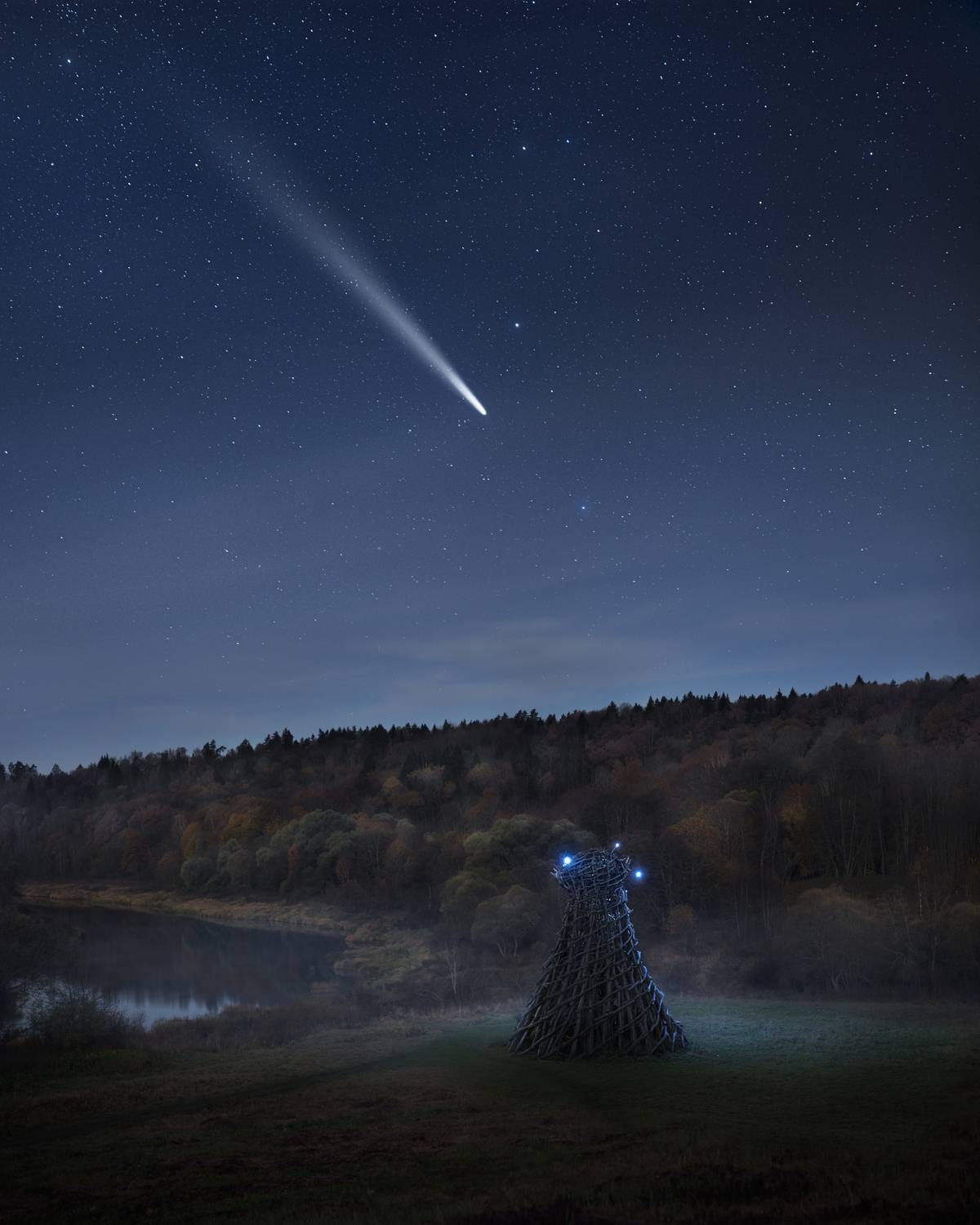Свет далёких комет. Автор: Захарова Наталья комета, никола-ленивец, Захарова Наталья