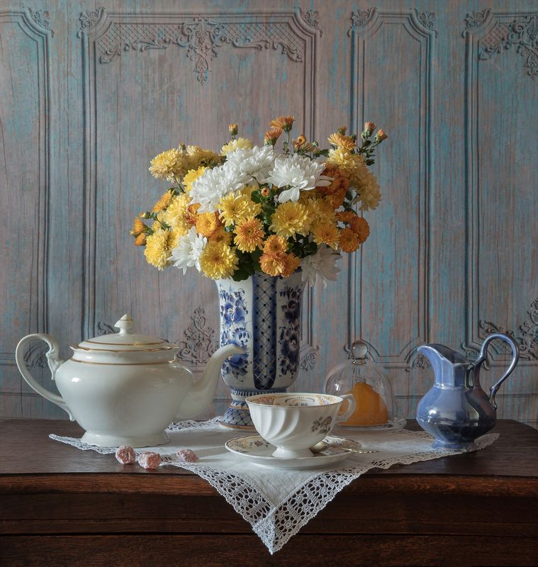 Утреннее чаепитие.photo preview