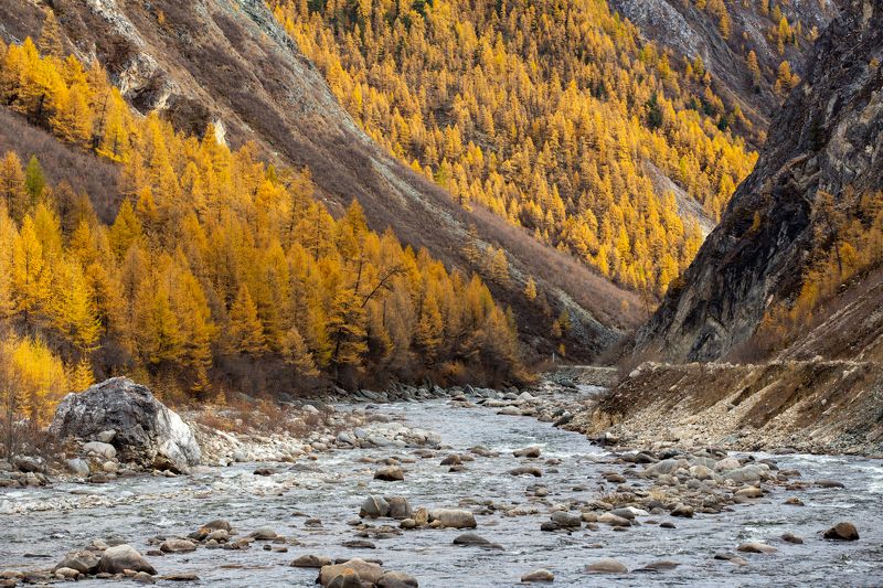 р. Иркут, Саяны.photo preview