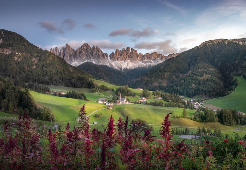 горы, деревня, альпы, санкт маддалена, италия Santa Maddalenaphoto preview