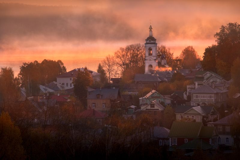 плес, нд, осень, что такое осень?, рассвет, ивановская область, плёс, туман, туманы, туманы нд Пока все спят...photo preview