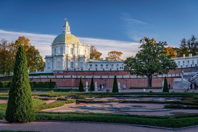 городской пейзаж, архитектура, дворцы, Большой Меншиковский дворец, Ораниенбаум Большой Меншиковский дворец в Ораниенбаумеphoto preview
