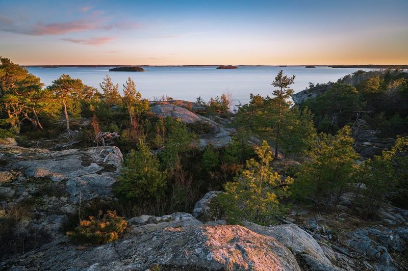 длинная выдержка, балтийское море, скалы, камни, архипелаг Архипелагphoto preview