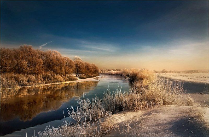 На белом покрывале января..photo preview