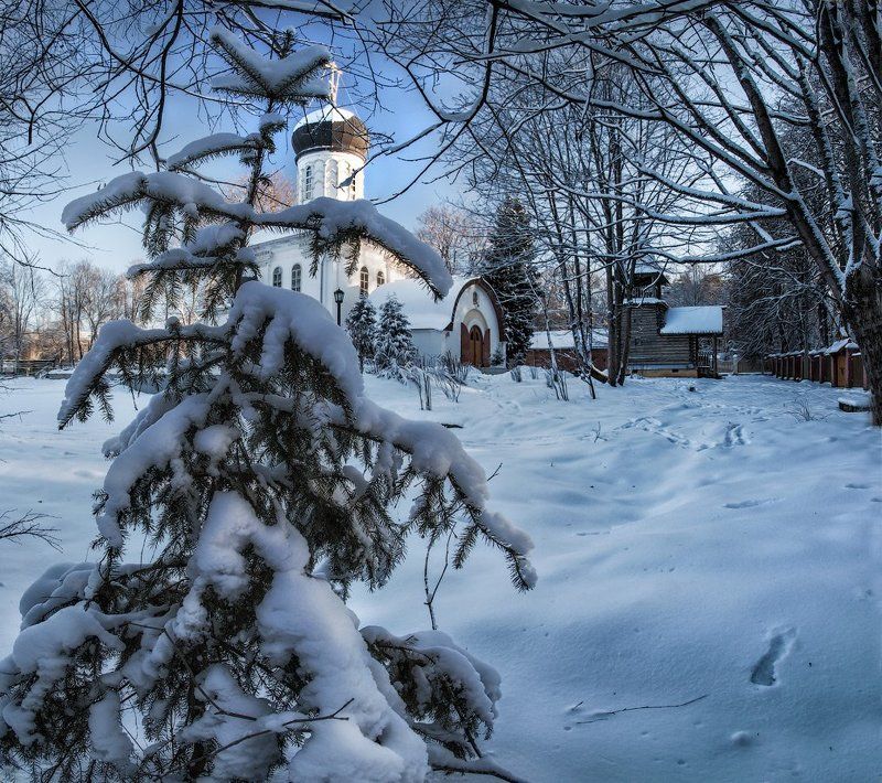 Подмосковье, Марьина Гора, январь Рождественские прогулкиphoto preview