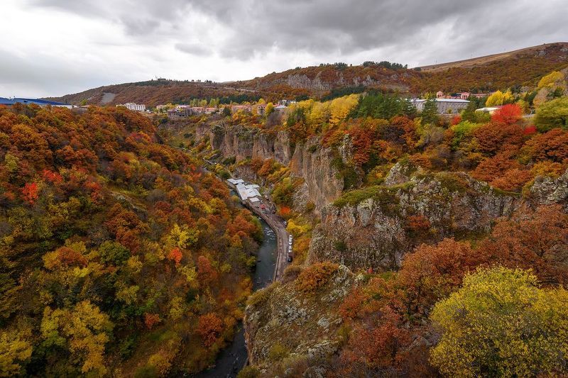 кавказ, горы, осень, армения, armenia, джермук, осень в горах Осенний пасмурный Джермукphoto preview