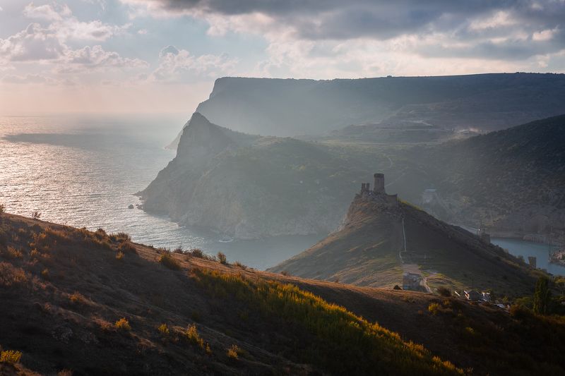 крым, балаклава, крепость, чембало Тихий вечер в Балаклаве фото превью