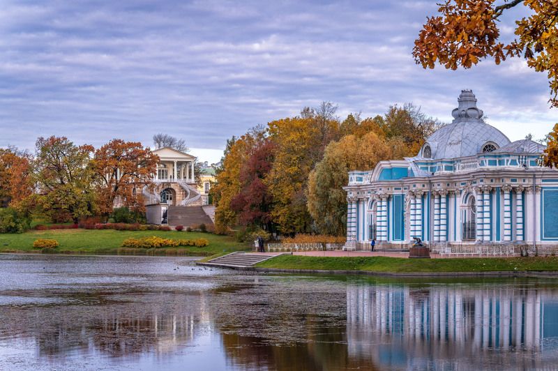 городской пейзаж, архитектура, парки, Царское Село, дворцы, Санкт-Петербург Павильон \