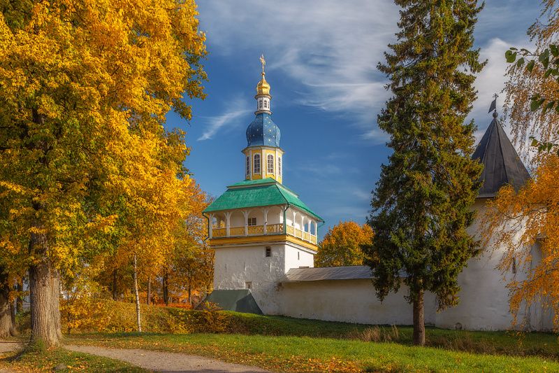 природа, небо, осень Осень в Печорах....photo preview