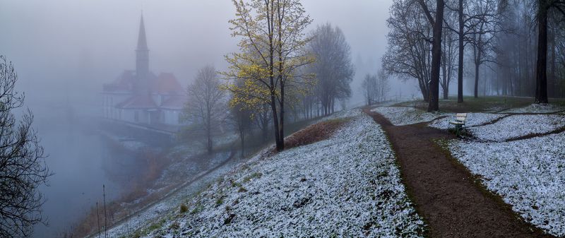 гатчина, приоратский дворец, приорат, май Майское утроphoto preview