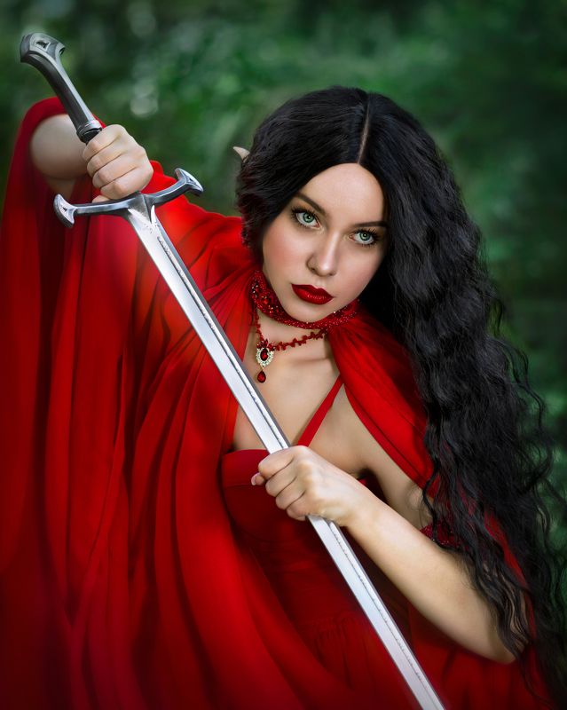 фотограф юлия дюдина, фотограф нижний новгород, арт фотограф,  волшебная фотосессия, темный эльф Темный эльфphoto preview