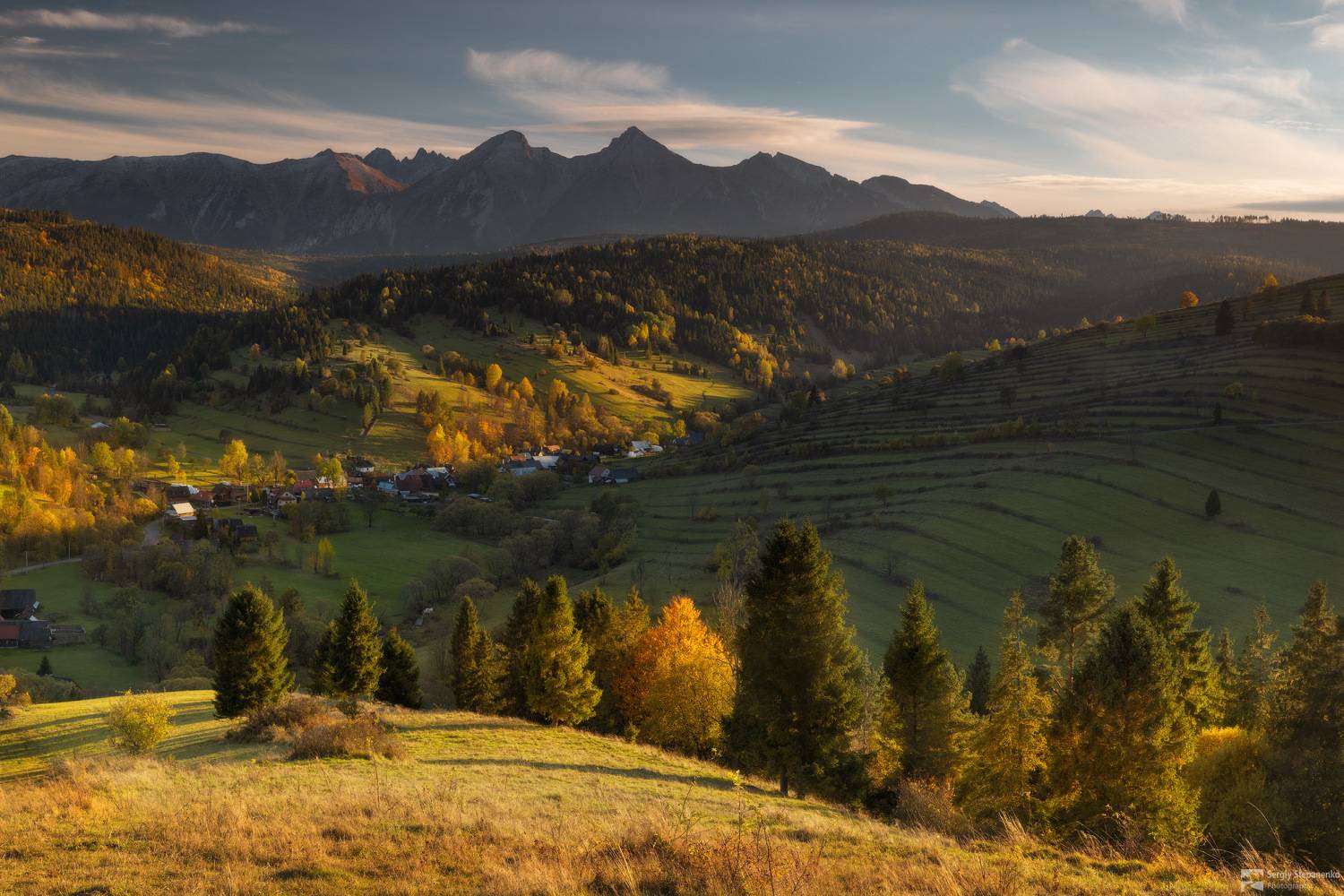 Evening in the Village. Автор: Stepanenko Sergiy , Stepanenko Sergiy