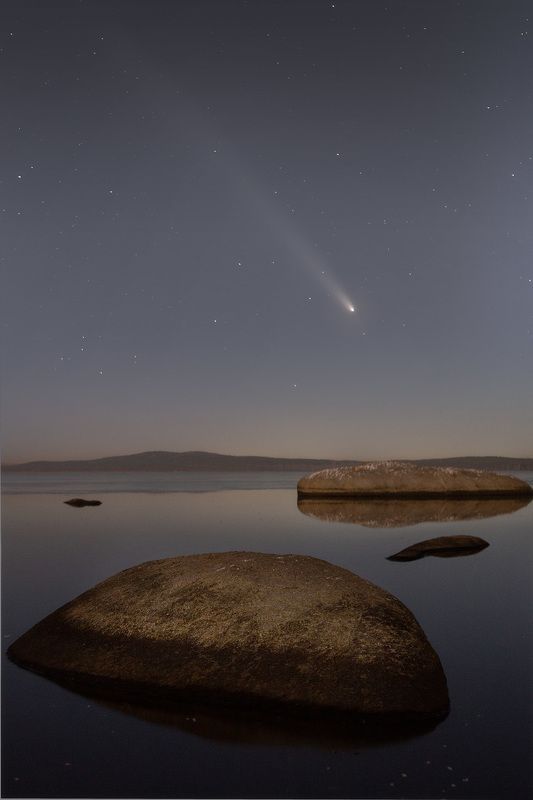 цзыцзиньшань, комета, tsuchinshanatlas, tsuchinshan, comet Комета C/2023 A3 (Цзыцзиньшань — ATLAS)photo preview
