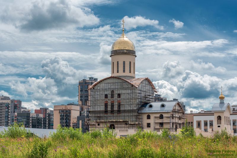 город, архитектура, санк-петербург, храм святого великомученика димитрия солунского, храмы петербурга Храм святого великомученика Димитрия Солунскогоphoto preview