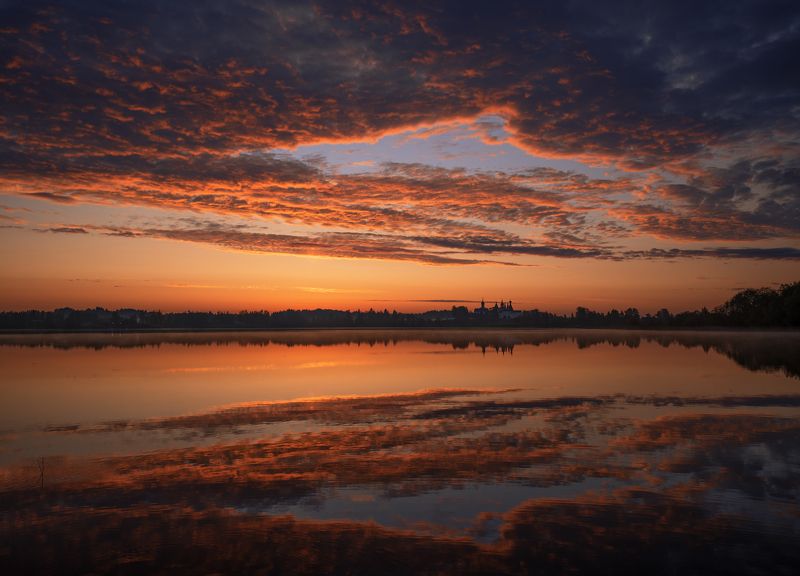 ферапонтово, рассвет, утро, вологодская область В ожидании Солнцаphoto preview