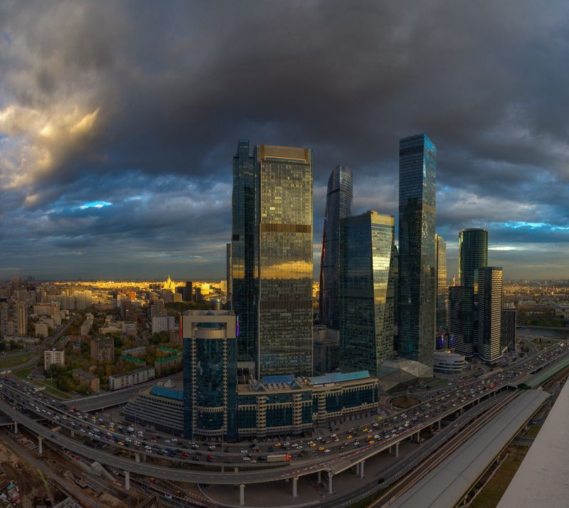 москва Закатная панорамаphoto preview