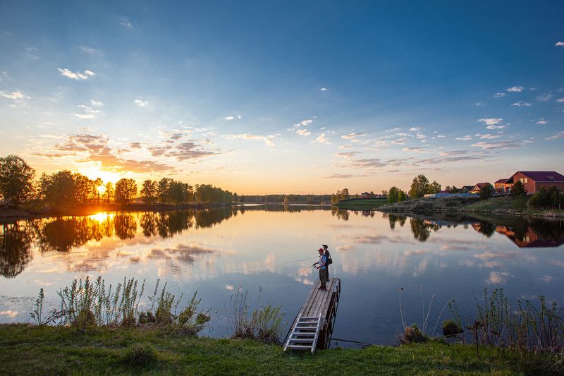 Вечер на озереphoto preview