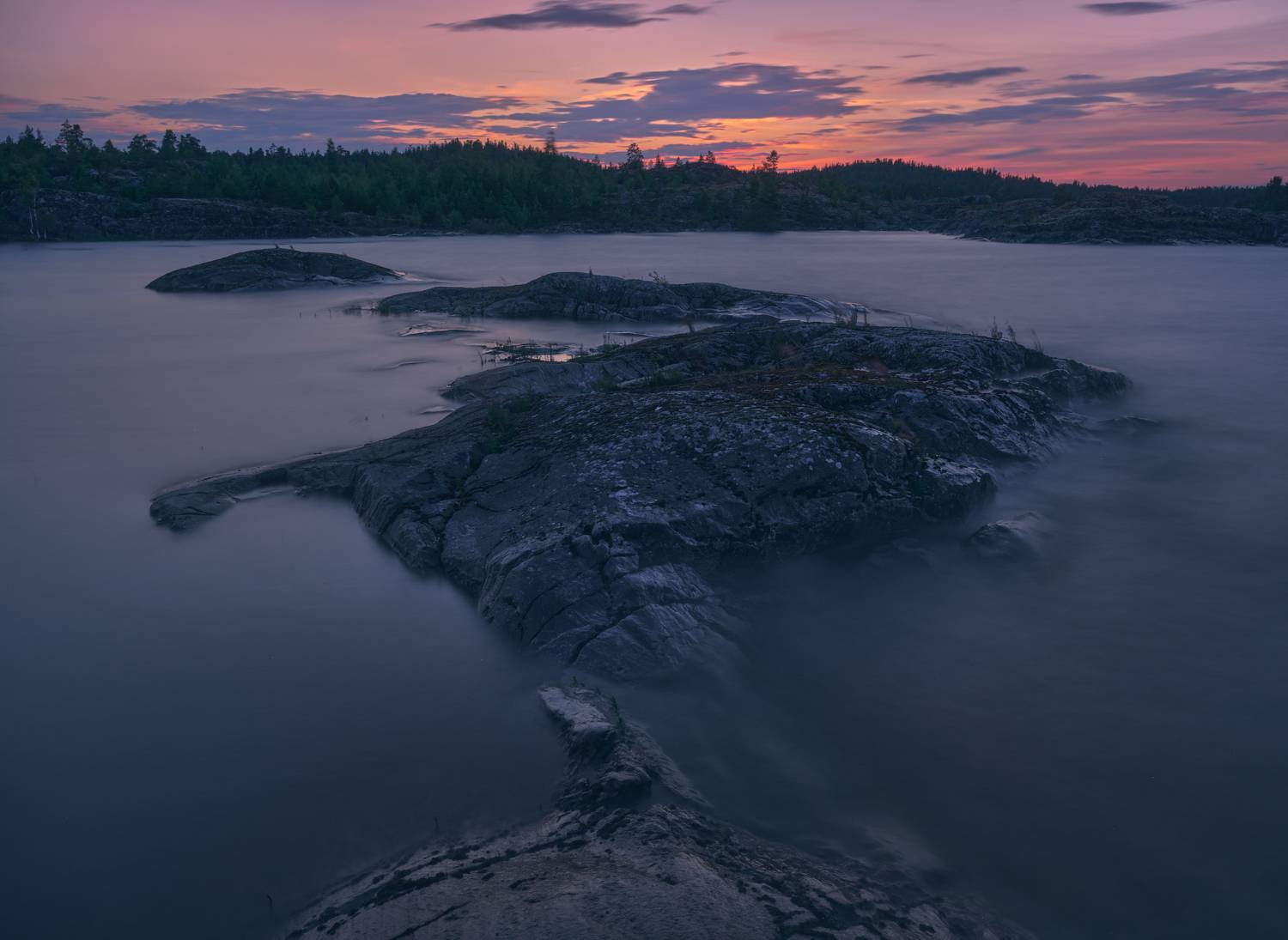 Ладожские шхеры.... Автор: Нуреев Камиль ладога, карелия, шхеры, закат, природа, Нуреев Камиль