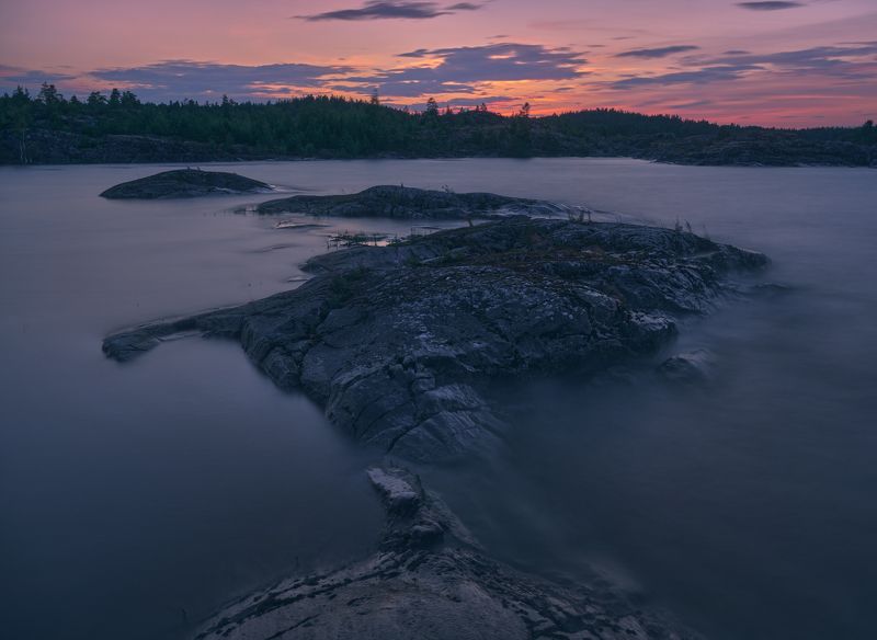 ладога, карелия, шхеры, закат, природа Ладожские шхеры...photo preview