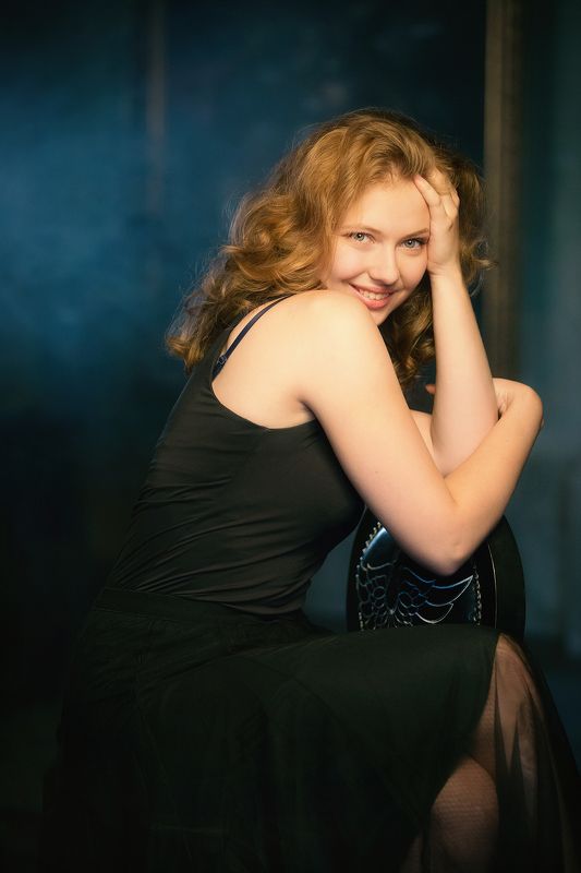 портрет, девушка Портретноеphoto preview